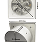 Extractor De Aire Industrial 12 Pulgadas 300mm 120w - Miniatura 6