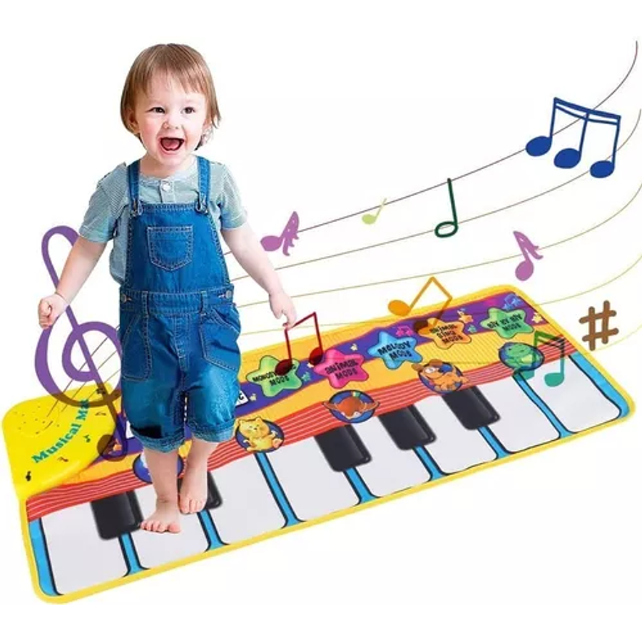 Alfombrilla Piano Musicales De 13 Teclas Para Niños De 72x28