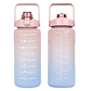 Botella De Agua Motivacional Gran Capacidad 2ltrs Deportiva - Miniatura 1