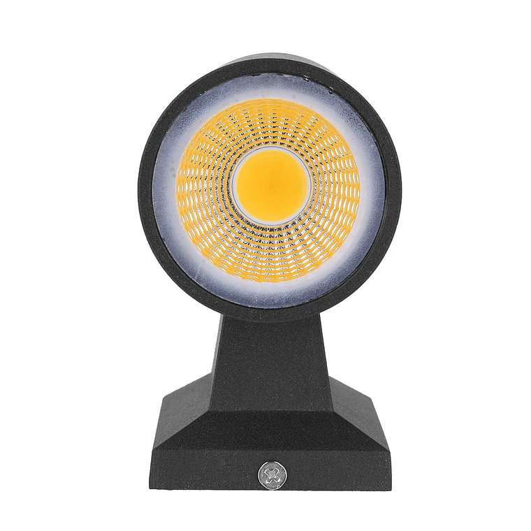 Aplique Lampara Muro Led Luz Doble Cilindro Exterior 5