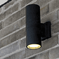 Aplique Lampara Muro Led Luz Doble Cilindro Exterior - Miniatura 2
