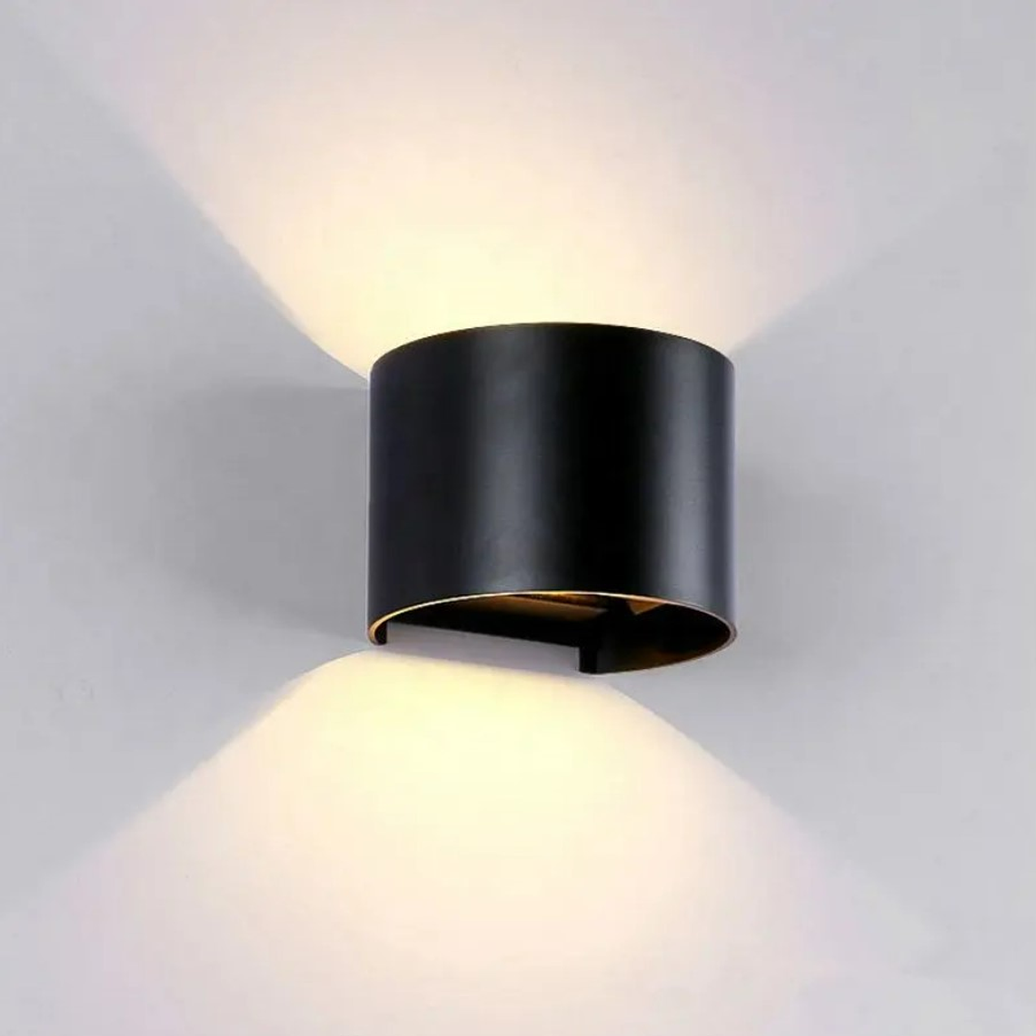 Aplique Lampara Led 6w Para Pared Exterior Interior Redondo 3