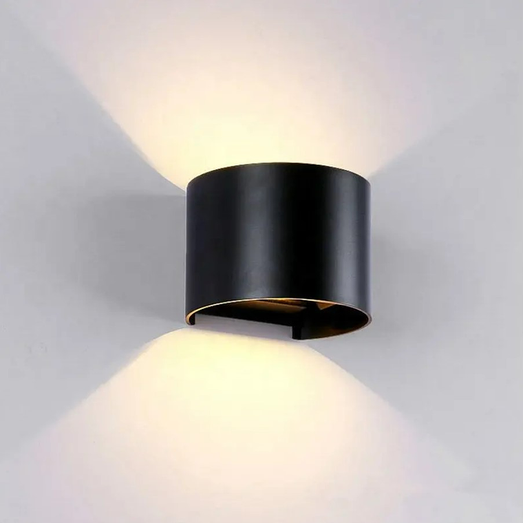 Aplique Lampara Led 6w Para Pared Exterior Interior Redondo 3