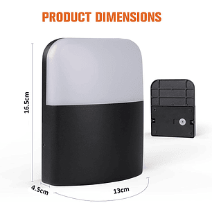 Aplique Lámpara Led De Pared Moderna 5w Interior Exterior