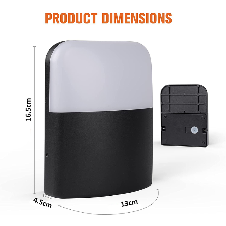 Aplique Lámpara Led De Pared Moderna 5w Interior Exterior 2