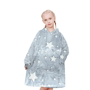 Polerón De Franela Con Capucha Para Niños Luminoso Diseños