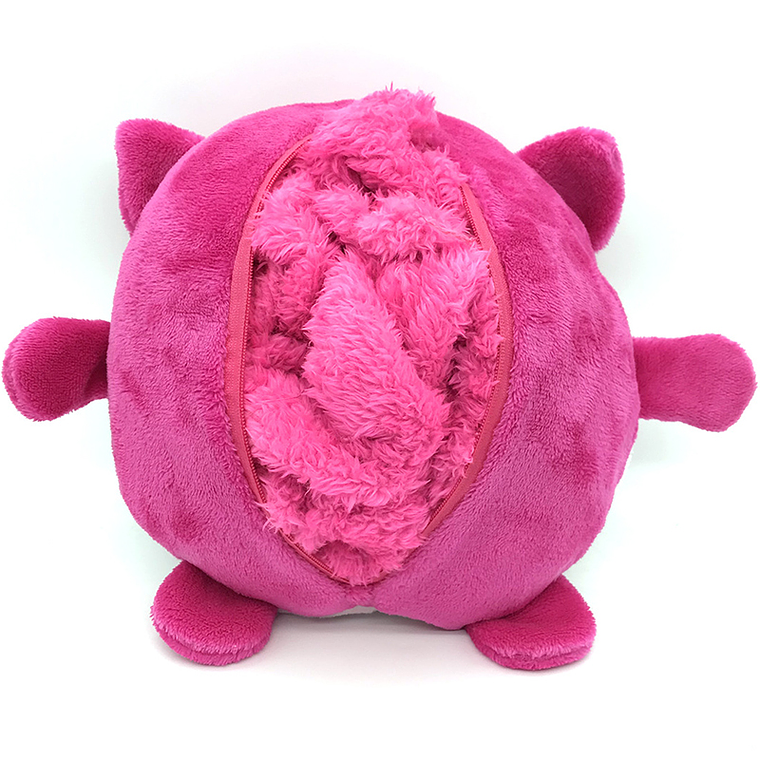 Polerón Peluche Infantil Con Capucha Mascotas Divertidas 6