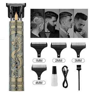 Máquina Cortadora Pelo Metálica Recargable Usb