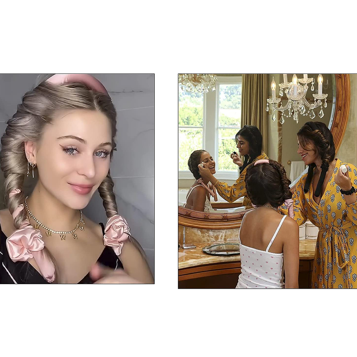 Onduladora Rizadora De Seda Ondas Sin Calor Para Cabello 3