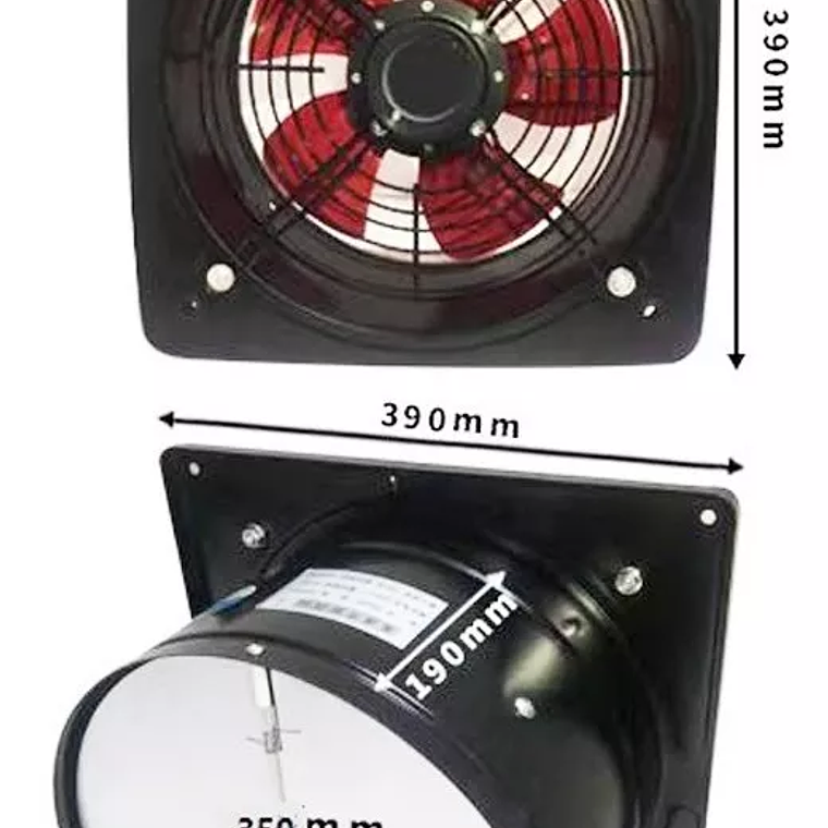 Extractor De Aire Industrial 14 Pulgadas 550w 2