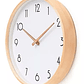 Reloj De Muralla Redondo Madera plástica Clara Análogo - Miniatura 2