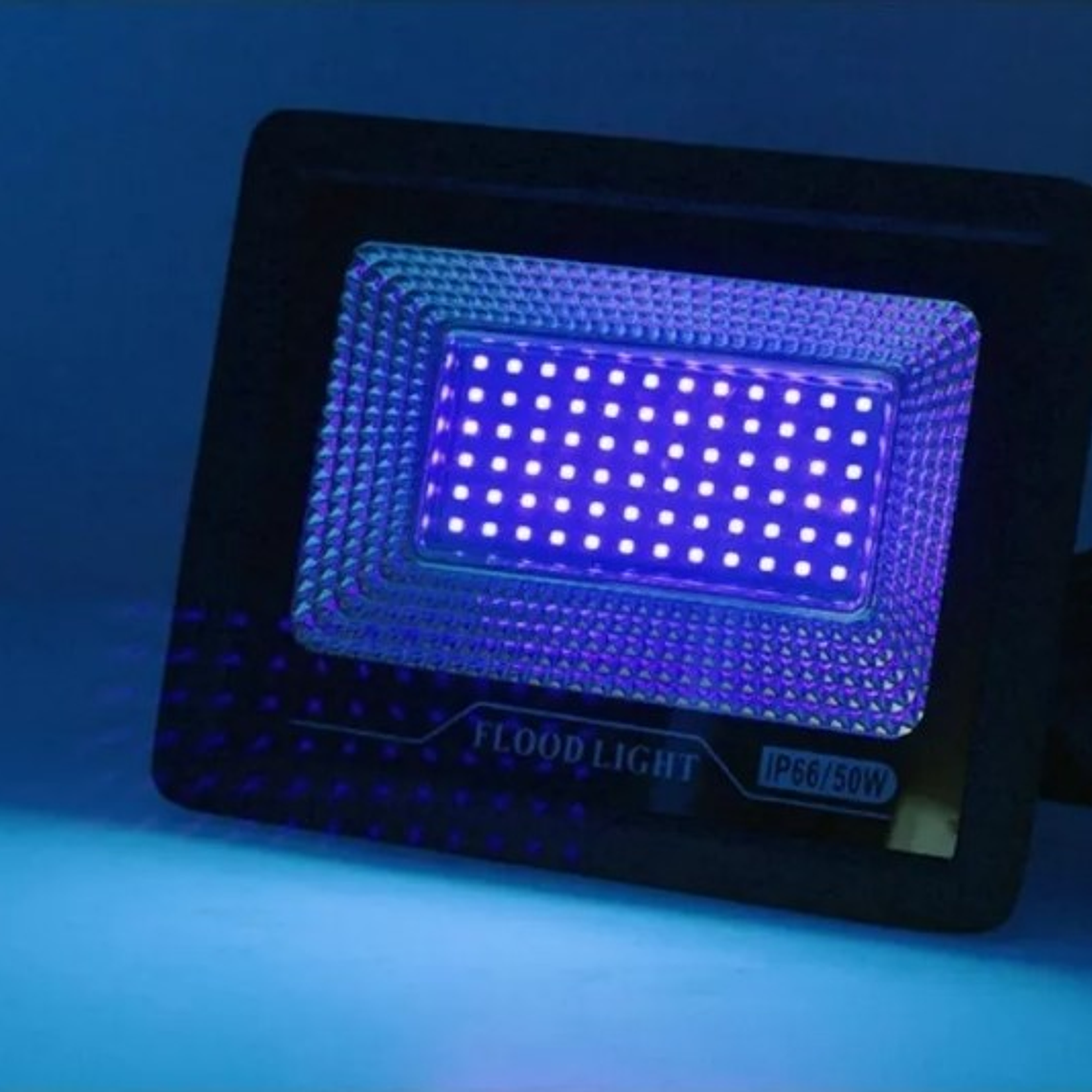 Foco Led Uv 100w Potente Exterior Ultra Violeta 2