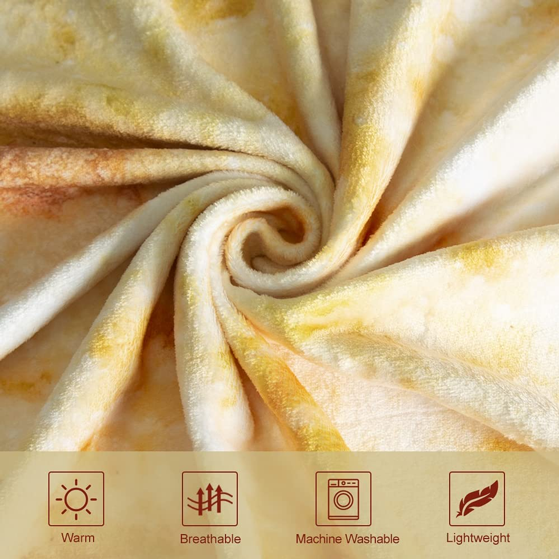 Manta De Tortilla De Franela Redonda 200cm Diametro 2