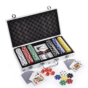 Set Poker Profesional 300 Fichas 11,5gr + Maleta Aluminio