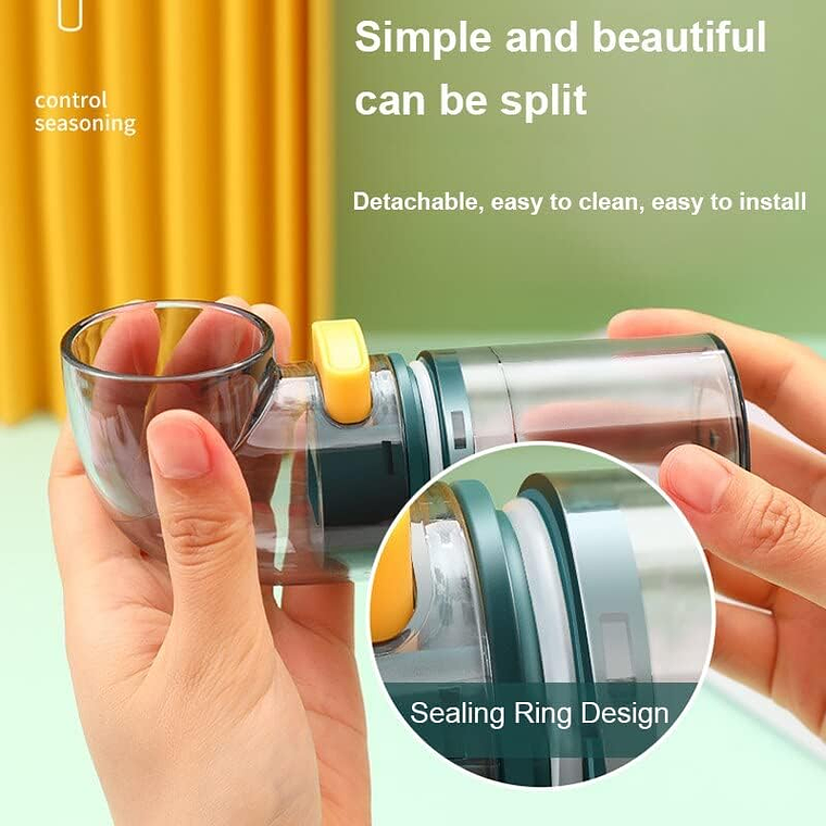 Botellas Dispensador De Especias De Cocina Sal Salsas 3