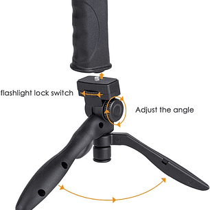 Linterna Super Brillante 1200lm Recargable Caza Camping