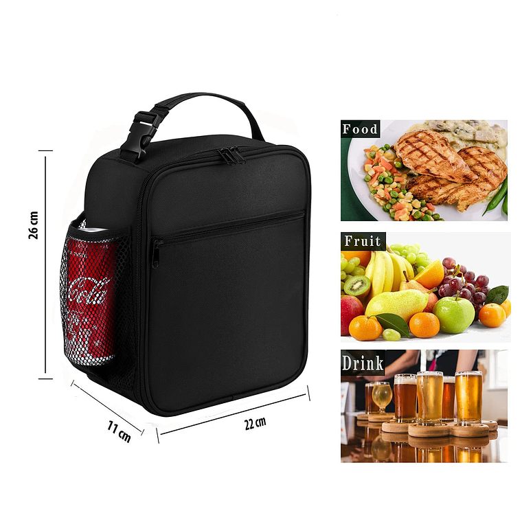 Lonchera Térmica Portátil Hombre Bolsa Del Almuerzo 8