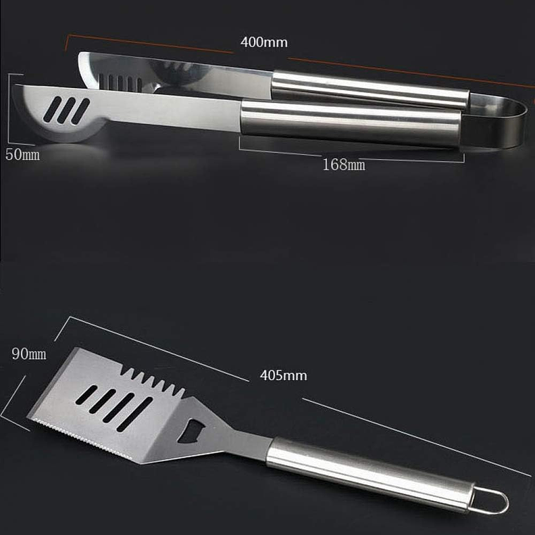 Set Parrillero Asado Barbacoa 18 Pcs En Maleta Kit Parrilla 5