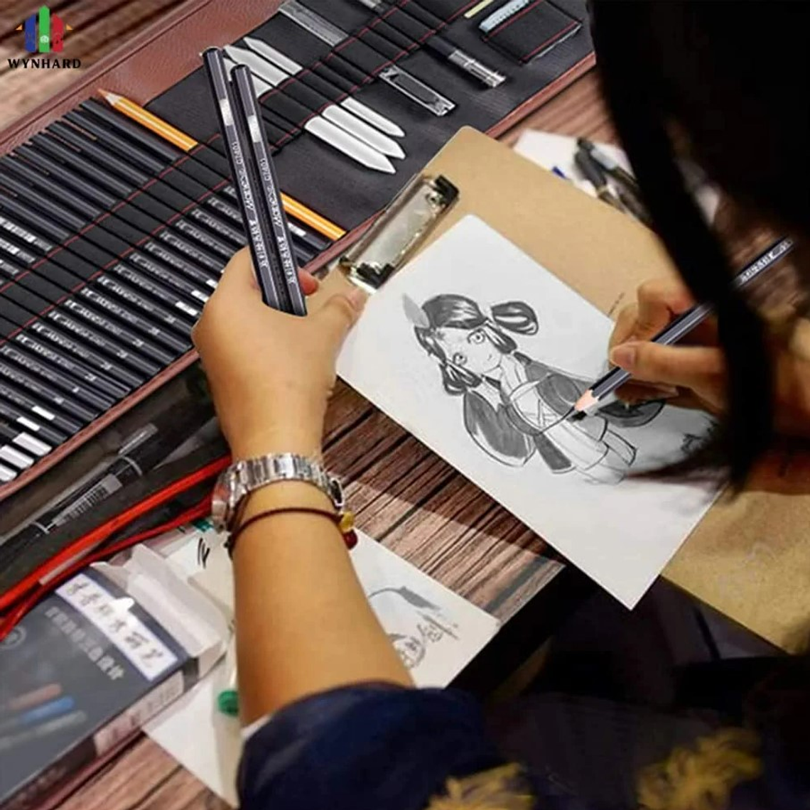 Set 29 Piezas Lápices De Dibujo Y Boceto Profesional 3