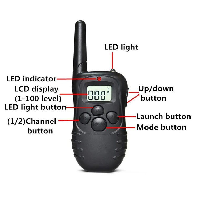 Set Collar Eléctrico Entrenamiento Para Adiestramiento Perro 3