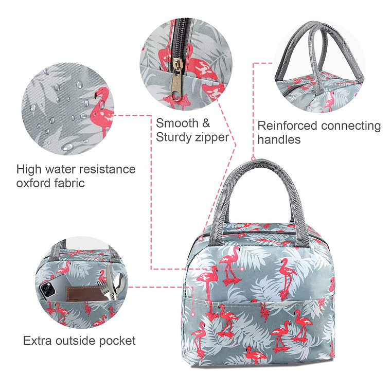 Lonchera Bolsa Térmica Colación Almuerzo Portátil Diseños 5