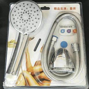 Kit Cabezal Para Ducha Teléfono + Manguera + Soporte