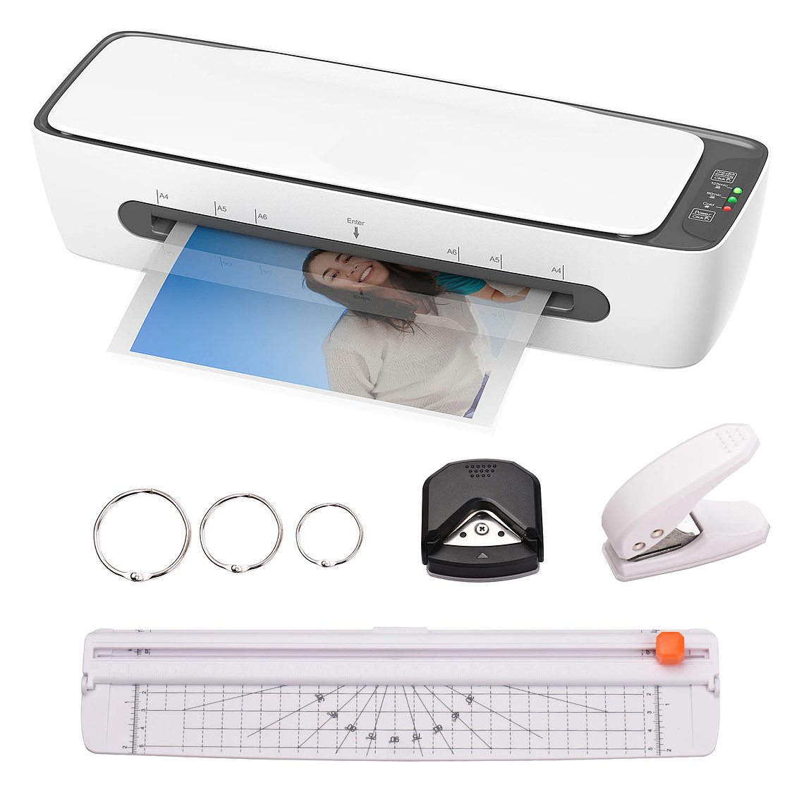 Termolaminadora 6 En 1 Laminado Frío Calor 1