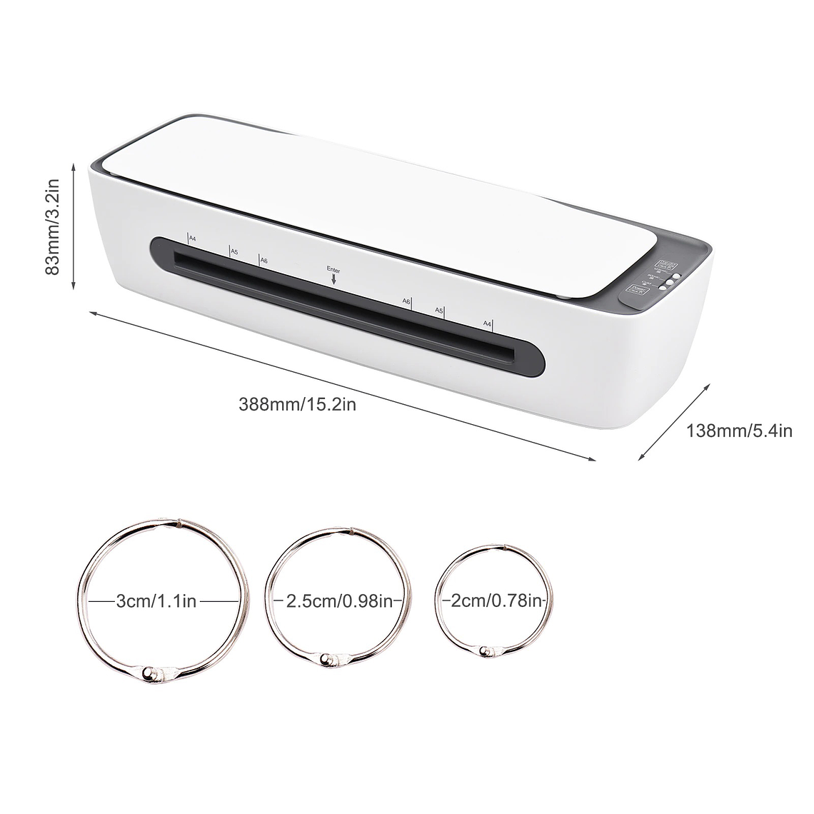 Termolaminadora 6 En 1 Laminado Frío Calor 6