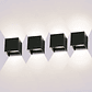 Foco Luz cuadrado Aplique Para Pared Led Exterior - Miniatura 5