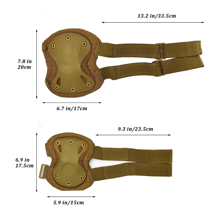 Rodilleras Coderas Indumentaria Táctica Militar Paintball 4