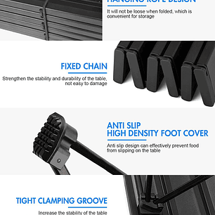 Mesa Plegable Camping Paseo Evento Bolso Portatil