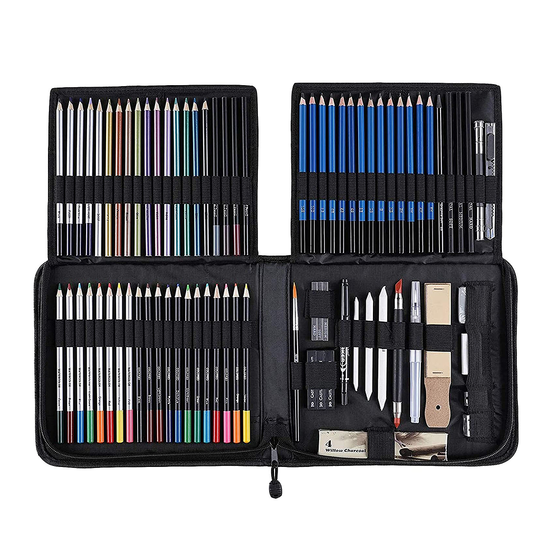 Set Lapices Colores 83 Pzs Dibujo Profesional Estuche 1