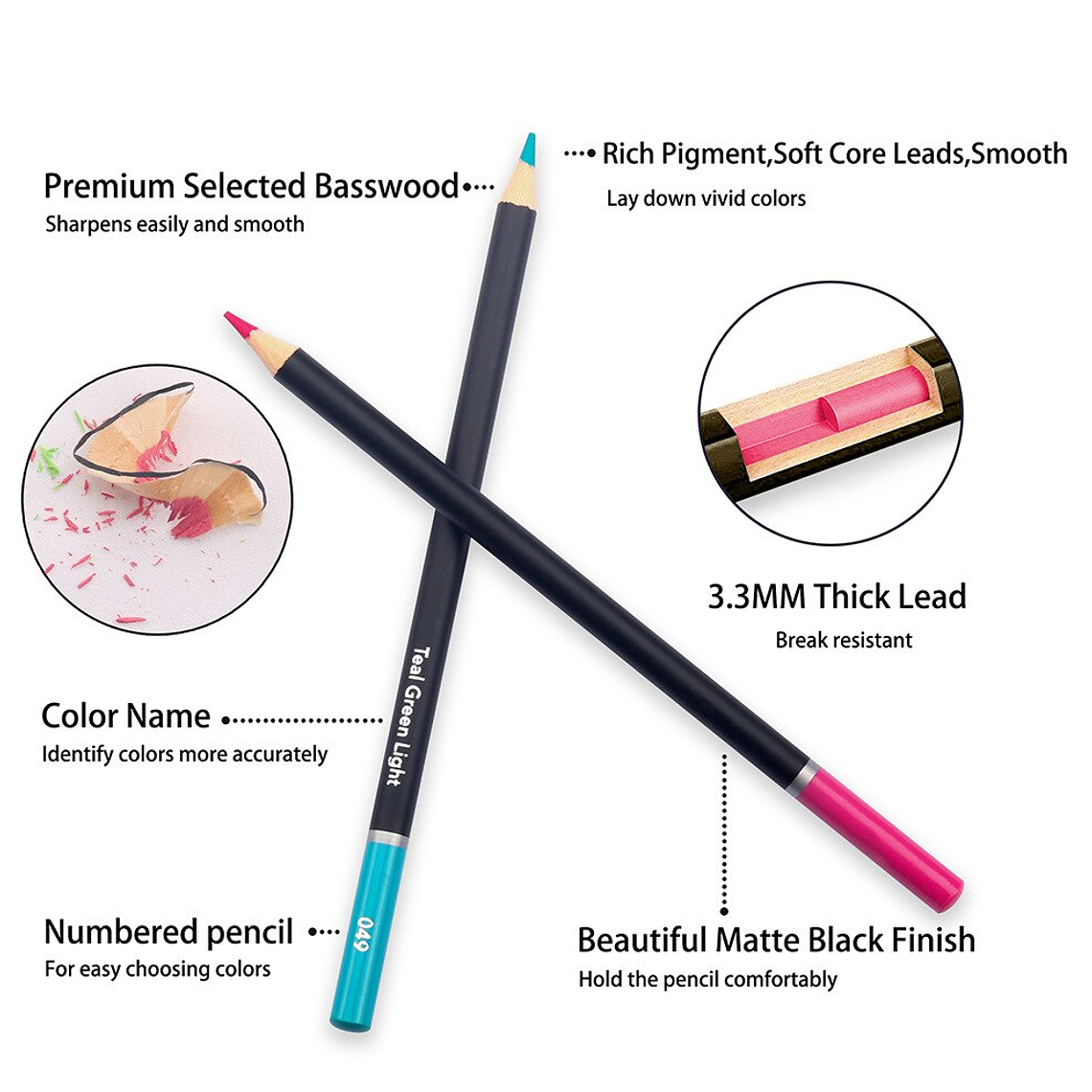 Set Lapices Colores 83 Pzs Dibujo Profesional Estuche 2