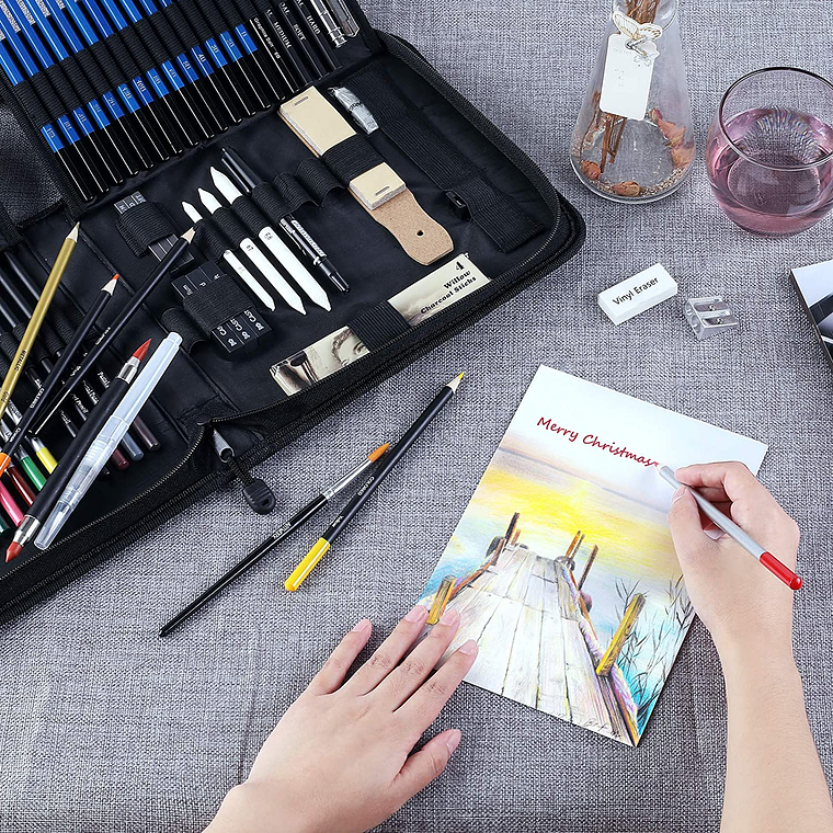 Set Lapices Colores 83 Pzs Dibujo Profesional Estuche 5