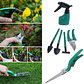 Kit Herramientas Jardinería Acero Rastrillo Tijera Podar - Miniatura 3