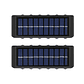 Pack X 2 Lampara Solar 12 Led Exterior Aplique De Muro - Miniatura 2