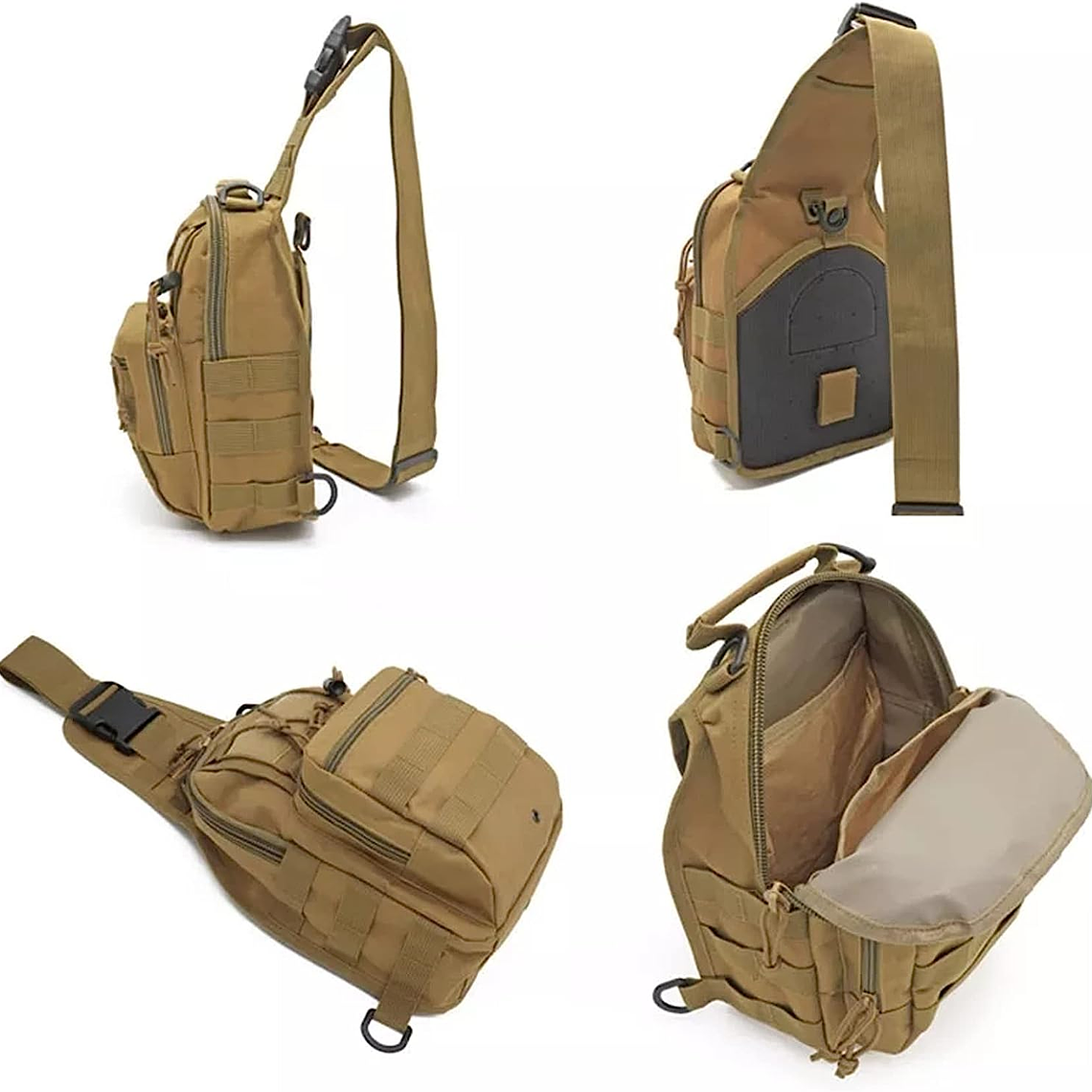 Bolso Táctico De Hombro Cruzado Impermeable Multiuso 2