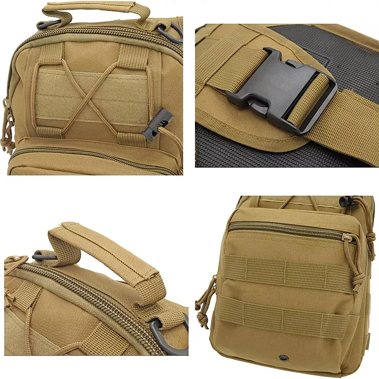 Bolso Táctico De Hombro Cruzado Impermeable Multiuso 3
