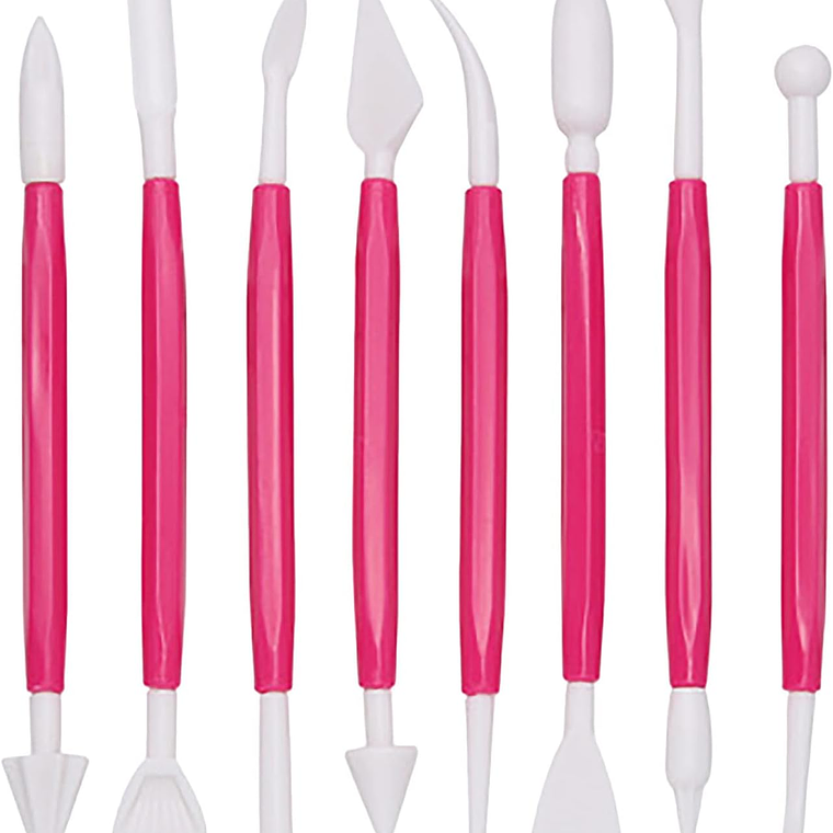 Set De Estecas Para Moldear Fondant Repostería 8 Piezas 4