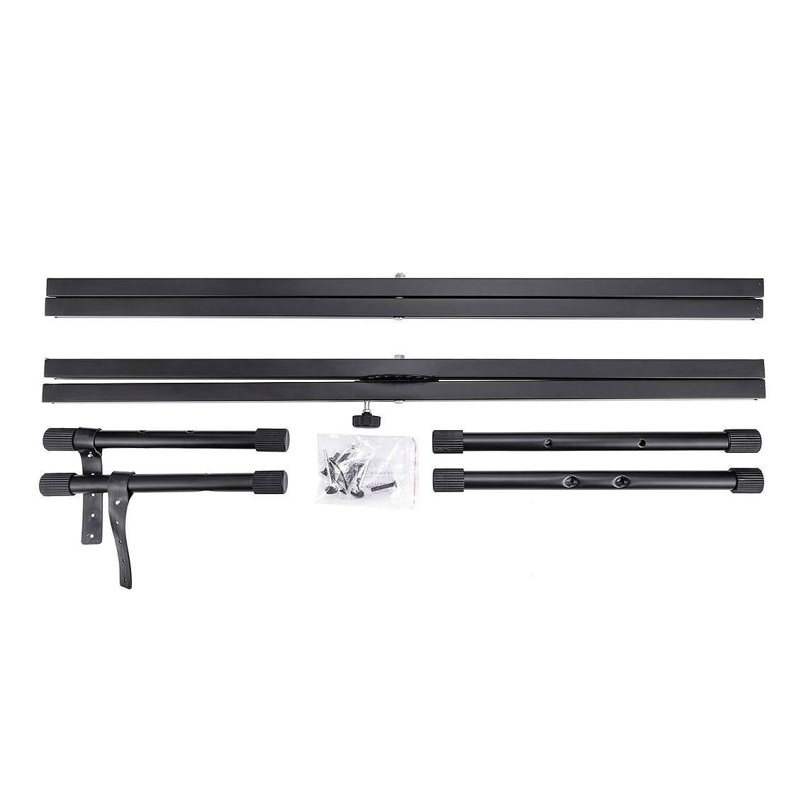 Atril Teclado Doble Barra Ajustable De 7 Niveles Con Correa 3