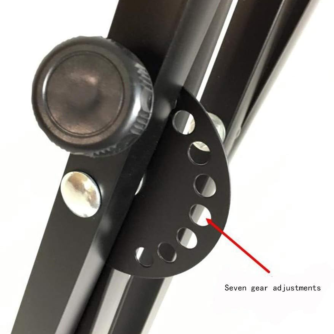 Atril Teclado Doble Barra Ajustable De 7 Niveles Con Correa 4