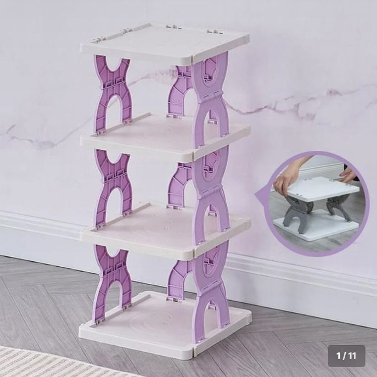 Organizador De Armario Zapatero Plegable 4 Niveles 1