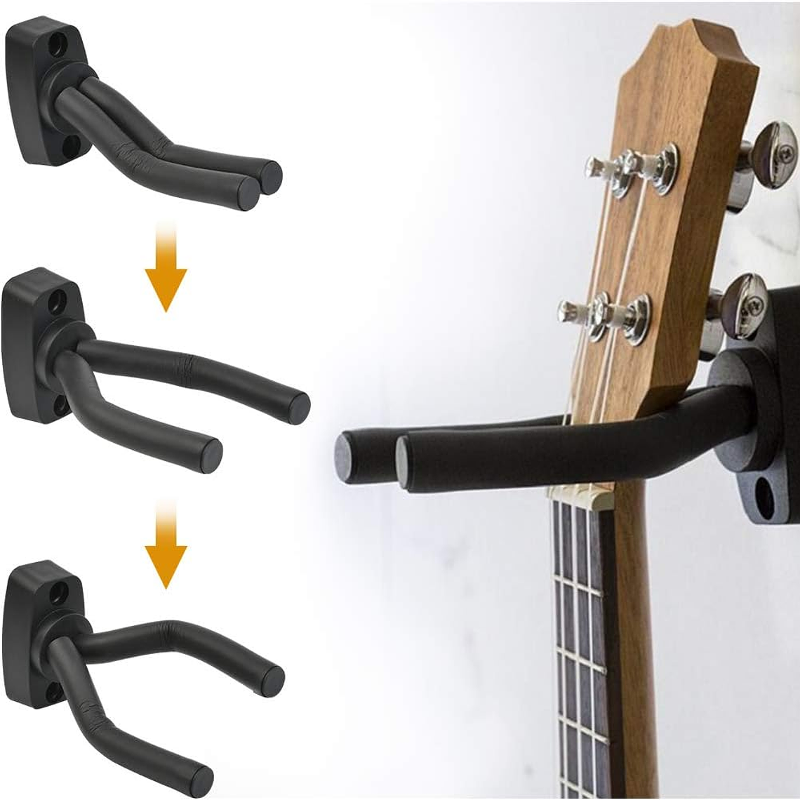 Pack 4 Soporte Colgador De Pared Para Guitarra Anticaída 3