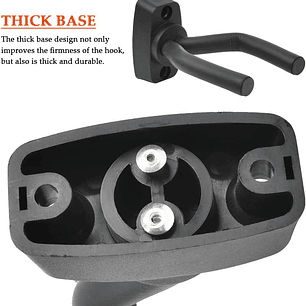 Pack 4 Soporte Colgador De Pared Para Guitarra Anticaída