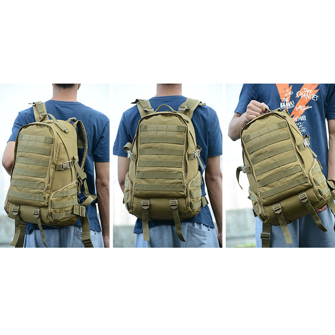 Mochila Impermeable Táctica Militar Trekking Outdoor 5