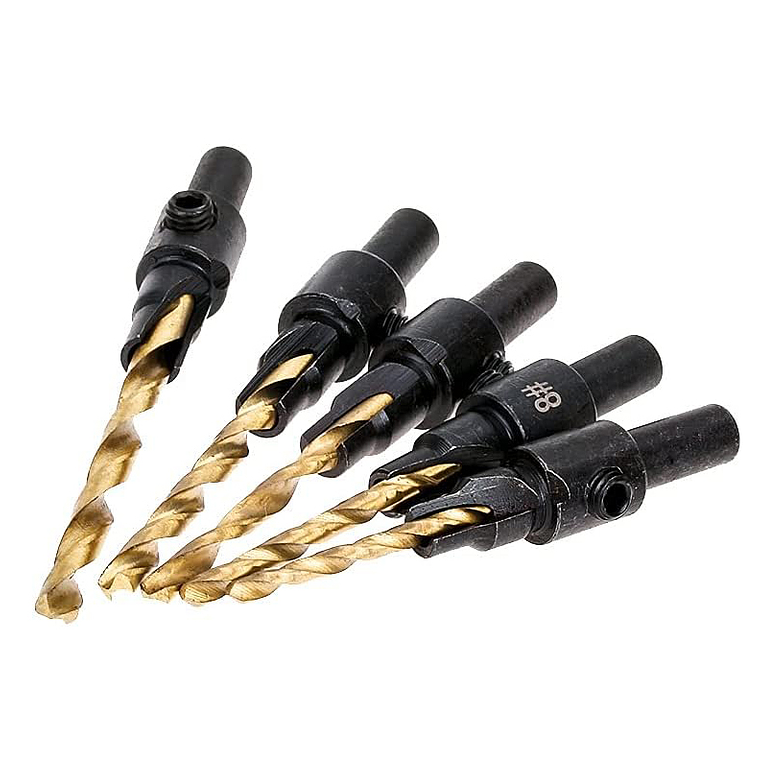 5 Uds Brocas Avellanadores Madera Carpintería 2