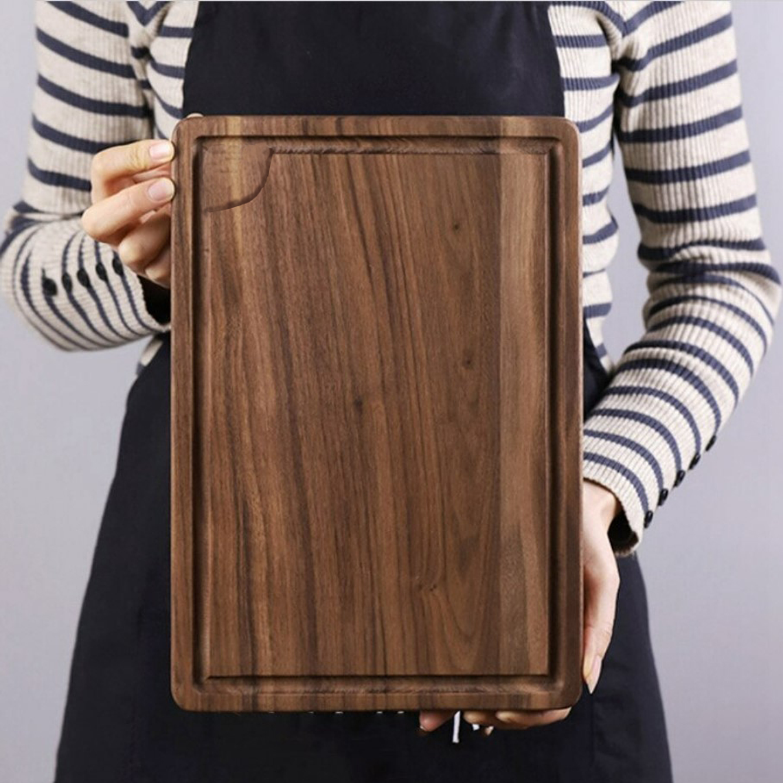 Tabla Picar Y Cortar Carne Verduras De Madera 38 Cm 1