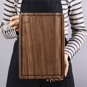 Tabla Picar Y Cortar Carne Verduras De Madera 38 Cm