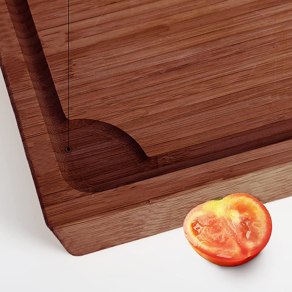 Tabla Picar Y Cortar Carne Verduras De Madera 38 Cm 3