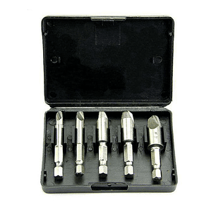Set Brocas Extractor Tornillos Pernos Rotos Cabeza Rodada